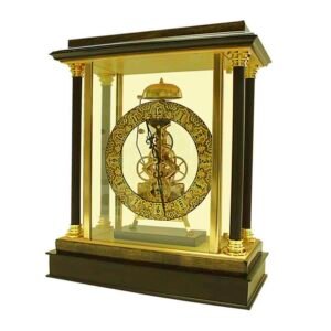 RELOJ MADERA CON CAMPANA ARABE